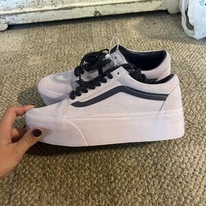 Vans platforms purple NWT